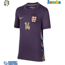 Engleska Ezri Konsa #14 Gostujuci Dres za Ženska EP 2024 Kratak Rukav